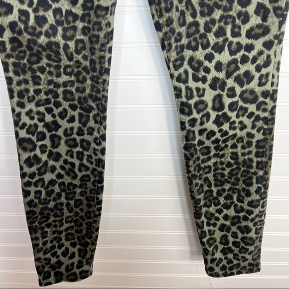 Good American Hi Rise Jegging Skinny Jeans GOOD WAIST Leopard Print Size 4/27 - Picture 7 of 11